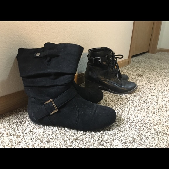 ** Bundle of Black Booties! ~ Size 7 ** - Picture 7 of 11